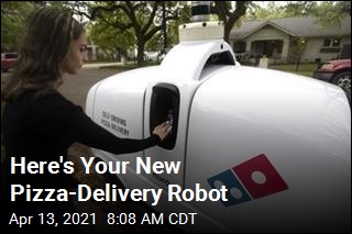 Domino&#39;s Offers Pizza Delivery by Robot