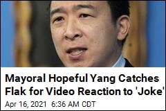 Andrew Yang Seen Laughing in Video at Misogynistic &#39;Joke&#39;