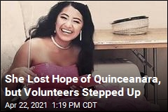 Volunteers Surprise Teen With Quinceanara
