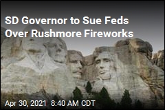 Governor Says She&#39;ll Sue Biden to Get Rushmore Fireworks