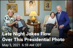 Late Night Jokes Flow Over This Presidential Photo