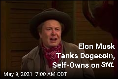 Elon Musk Tanks Dogecoin, Self-Owns on SNL