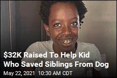 $32K Raised For Hero Kid Who Saved Siblings From Dog