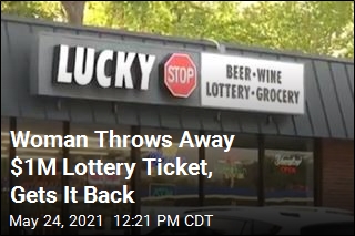 Woman Throws Away $1M Lottery Ticket, Gets It Back