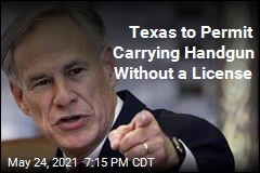 Texas to Permit Carrying Handgun Without a License