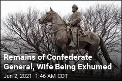 Remains of Confederate General Are Being Exhumed