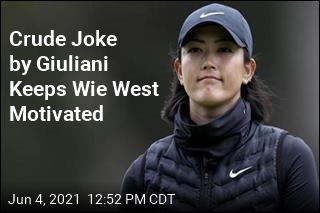 Giuliani&#39;s Crude Joke Motivates Michelle Wie West