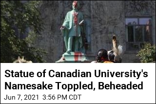Toppled Statue of University&#39;s Namesake Won&#39;t Be Replaced