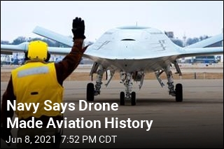 Navy Says Drone Made Aviation History