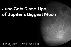 Juno Zooms Past Solar System&#39;s Biggest Moon