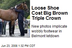 Loose Shoe Cost Big Brown Triple Crown