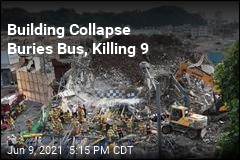 Building Collapses Onto Bus, Killing 9