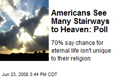 Americans See Many Stairways to Heaven: Poll