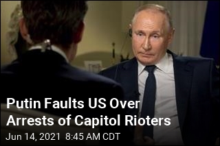 Putin Faults US Over Arrests of Capitol Rioters