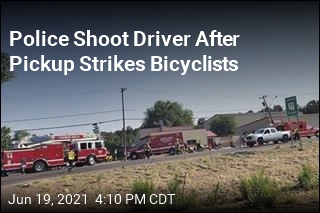 Pickup Truck Strikes Riders in Bicycle Race