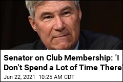 Democratic Senator Fields Questions on Ties to Elite Club