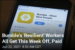 Bumble Thanks Its Staff With a Paid Week Off
