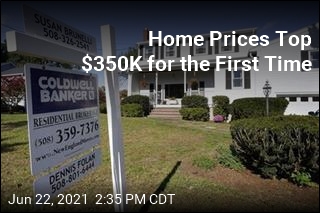 Home Prices Top $350K for the First Time