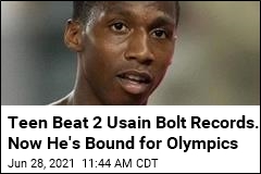 Teen Beat 2 Usain Bolt Records. Now He&#39;s Bound for Olympics