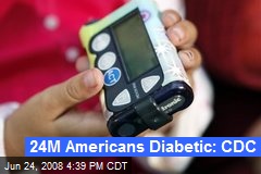 24M Americans Diabetic: CDC