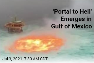Gulf of Mexico Catches on Fire, Spurring Alarm, Memes