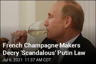 Putin Signs Law Suggesting Champagne Is Russian