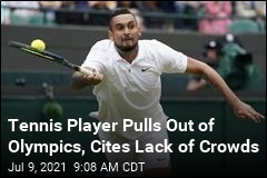 Tennis Player Pulls Out of Olympics, Cites Lack of Crowds
