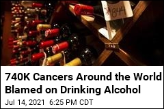 Study: Alcohol Causes 740K Cancers Around the World