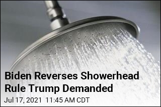 Biden Reverses Showerhead Rule Trump Demanded