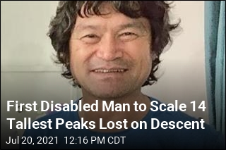 First Disabled Man to Scale 14 Tallest Peaks Lost on Descent