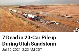 7 Dead in 20-Car Pileup During Utah Sandstorm