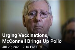 Urging Vaccinations, McConnell Brings Up Polio