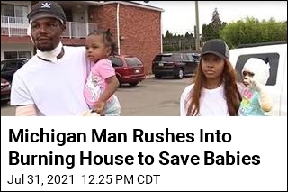 Michigan Man Rushes Into Burning House to Save Babies