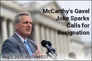 McCarthy Gavel Joke Sparks Calls for Resignation