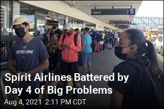 Spirit Airlines Battered by Day 4 of Big Problems