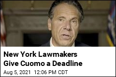 New York Lawmakers Give Cuomo a Deadline