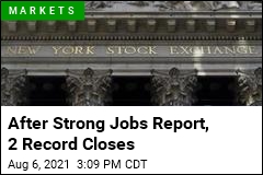 Dow Notches a Record High After Jobs Report