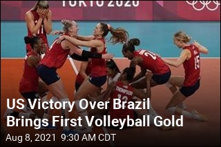 US Victory Over Brazil Brings First Volleyball Gold