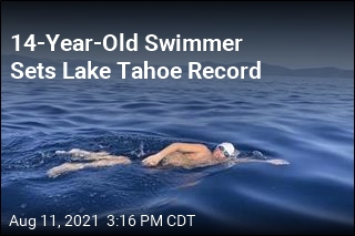 14-Year-Old Swimmer Sets Lake Tahoe Record