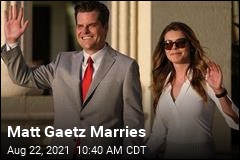 Gaetz Has a Low-Key Wedding