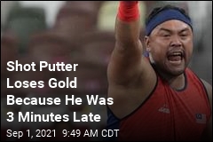 Shot Putter Loses Gold Because He Was 3 Minutes Late