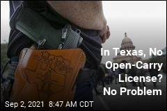 Texans Can Openly Carry Handgun Without Permit or Training