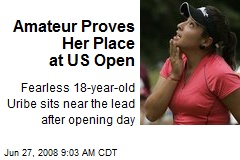 Amateur Proves Her Place at US Open
