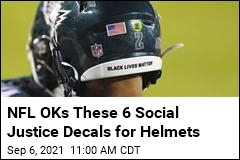 NFL OKs These 6 Social Justice Decals for Helmets