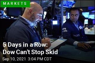 5 Days in a Row: Dow Can't Stop Skid