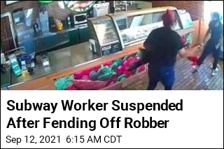 Subway Worker Suspended After Fending Off Robber