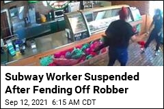 Subway Worker Suspended After Fending Off Robber