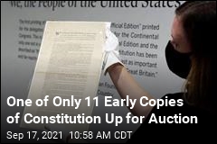 One of Only 11 Early Copies of Constitution Up for Auction