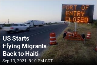US Places Haitian Migrants on Return Flights