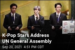 K-Pop Stars Address UN General Assembly